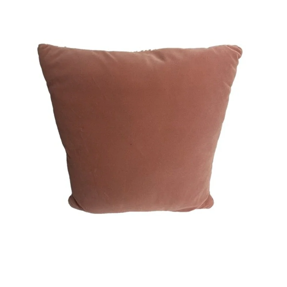 THROW PILLOW pink vintage white lace‎ 16 x 16 inches